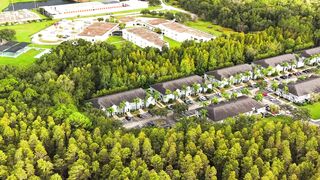 4K Computer Monitor - aerial view of lush florida countryside | Trending HD Video