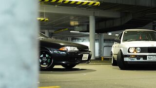 Carrefour - cinematic car culture in urban parking lot | Trending HD Video