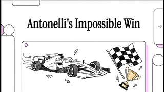 Racing History Made ???? | Andrea Kimi Antonelli’s Shocking Win