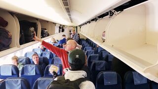 Travelon - passengers entering the airplane | Trending HD Video