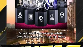Ancelotti Satu-satunya! Juara 5 Liga Top Eropa