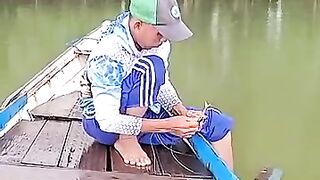 The sensation of pulling a jumbo-sized Barramundi fish