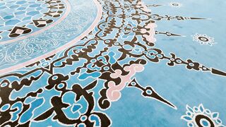 elegant mosque interior with ornate design | Professional HD Video