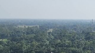 4K Computer Monitor - 4k aerial view of lush bangladesh countryside | Trending HD Video