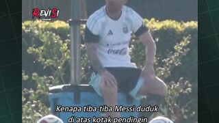 Kenapa Messi tiba-tiba nangis di tengah sesi latihan Argentina? ????????