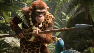 He Tried to Steal a T-REX EGG! ???????? (BIG MISTAKE) #dinosaur #instantkarma #caveman