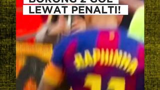 Raphinha cetak 2 gol lewat penalti! skor sementara Barcelona 5 : 1 melawan Sevilla!