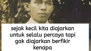 Tan Malaka: Berhenti menjadi robot, mulailah berpikir! ????