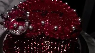 Beautiful Red Heart Cake