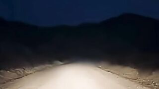 wolf eating the jinni in the dessert