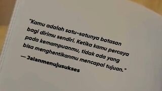 tidak ada batasan untuk dirimu mencapai tujuanmu