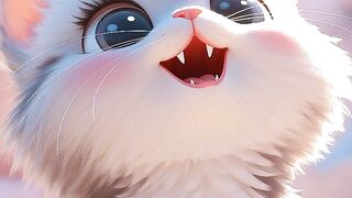 Adobrable kitten cartoon