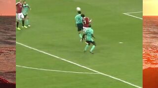 Prime Boateng with A.C Milan