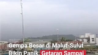 Gempa kuat mengguncang wilayah Maluku Utara hingga Sulawesi Utara dan memicu kepanikan warga.