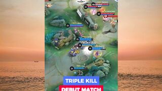 triple  kill debut match