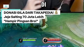 DIDONATE TAKAPEDIA 70 JUTA LEBIH, LANGSUNG SALTING PARAH!