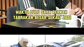 KECELAKAAN AKIBAT NAVIGATOR LUPA MELEWATI TIKUNGAN.  #mamatalkatiri #rifatsungkar #rally #sportscar