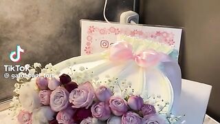 Beautiful Flowers Booky Cake