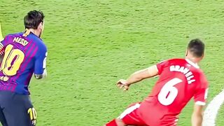 Messi telah menghasilkan lari dribel yang tampak hampir mustahil dalam waktu nyata