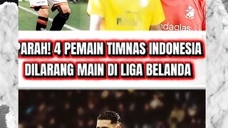 PARAH! 4 PEMAIN TIMNAS INDONESIA DILARANG MAIN DI LIGA BELANDA