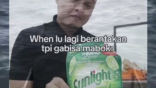 Minum Sunlight? Dunia sejahat itu ya bang ???? Bir kalah pamor sama sabun cuci #humor #receh #ngakak