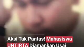 Aksi tak pantas kembali terjadi di lingkungan kampus.