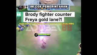 Bukti Brody kuat lawan Freya gold lane.
