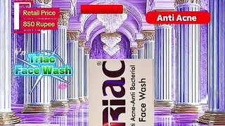 triac Face Wash Anti Acne Anti bacterial treatment of Acne Prone Skin