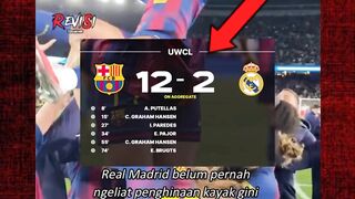 Saat Barca hancurkan Madrid 12-2 di Liga Champions ????????