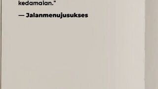 keberanian adalah harga yang harus dibayar untuk kedamaian