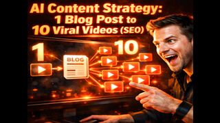 AI Content Strategy: 1 Blog Post to 10 Viral Videos (GEO-SEO)