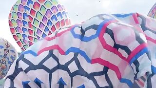 Detik-detik balon udara terbakar #viral