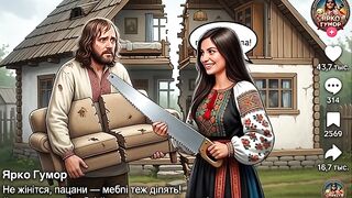 When your wife takes half the house