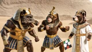 Cheater Gets INSTANT KARMA in Ancient Egypt Run! ???????? #pharaoh #instantkarma #egypt
