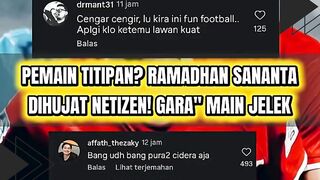 Ramadhan Sananta Dihujat! Dibilang Pemain Titipan Gara-Gara Performa Buruk?!
