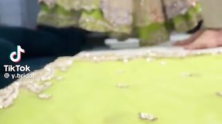 Most Beautiful Mehndi Bridal Lengha