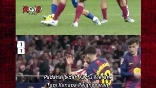 enapa wasit ubah pelanggaran Gerard Martin dari kartu merah jadi kuning? ????????