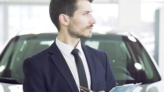 Cartier - car dealer signing a contract | Trending HD Video