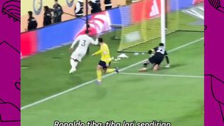 Ronaldo selebrasi "Siuuu" tepat di depan bench lawan!