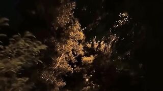 Night Market Vibes: Riding Past Street Food Stalls