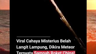 ternyata sampah roket cina der wkwkwk