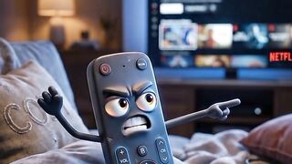 Remote TV angry