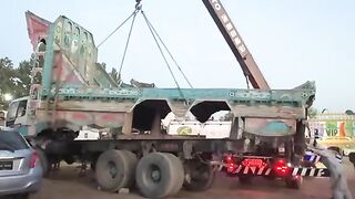 rebuilt cement carrier truck broken chasiss