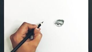 how to draw pencil drawing | Portrait Drawing Demonstration Will Smith #drawing #sketch #fyp