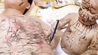 Child creative with pen