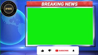 Green Screen Template video for News Channel