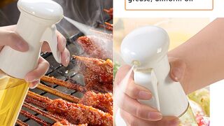how to use Oil spray Bottile|Cooking Kitchen Baking Olive Oil Sprayer kitchen gadgets