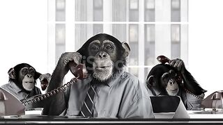 Monkey on call funny