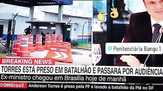 Bandido bolsonarista Anderson Torres já preso no Brasil