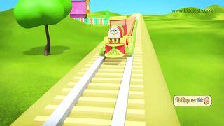 Hampty the train on the fruit Ride| poem for kids| learning for children